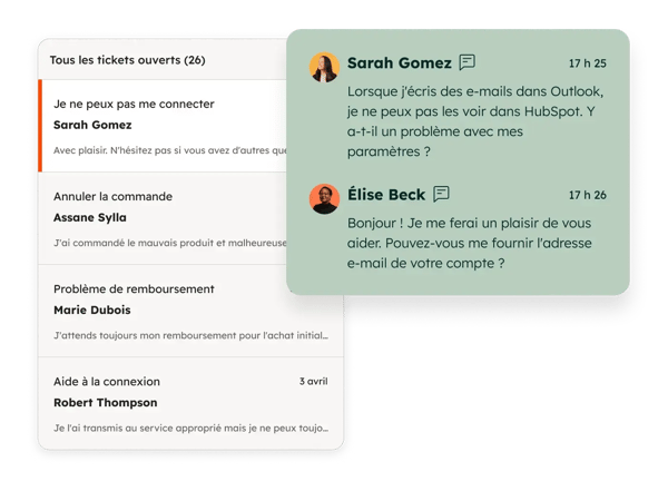 HubSpot CRM IA - relation client
