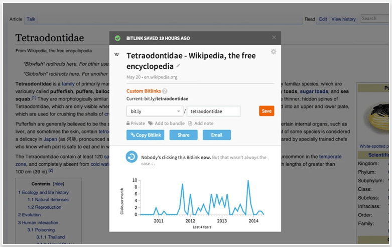 Bitly extensions chrome