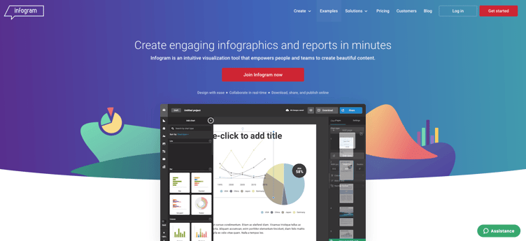 Outil infographie : Infogram