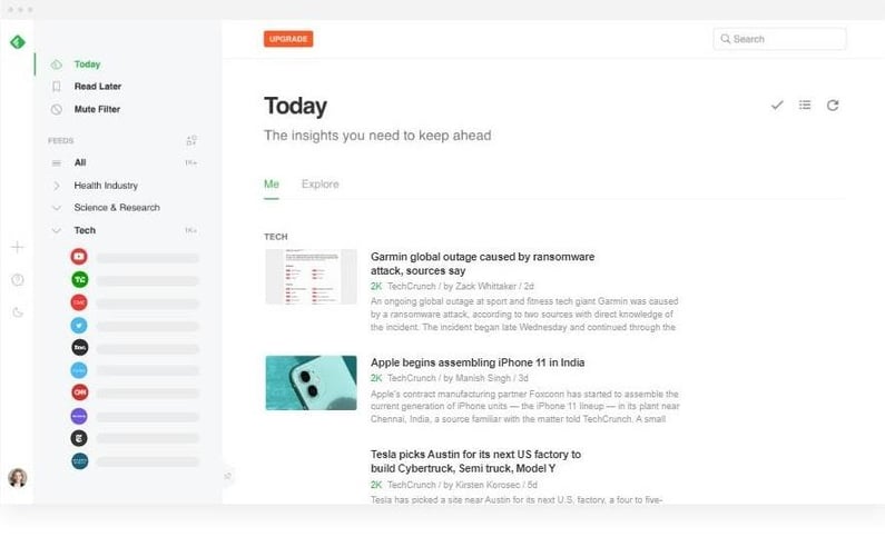 exemple outil feedly