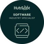BADGE HUBSPOT INDUSTRY SOFTWARE SPECIALIST