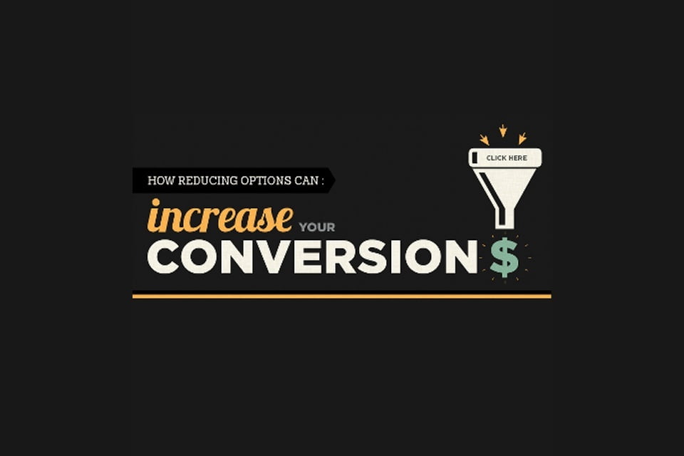 Pourquoi réduire les options… c’est augmenter les conversions ?
